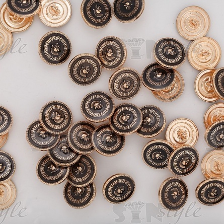 Пуговица металлическая 28L фото 3