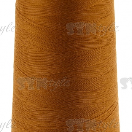 Нитки полиэстер 40/2, цвет №436 (горчичный), 5000Y фото 2