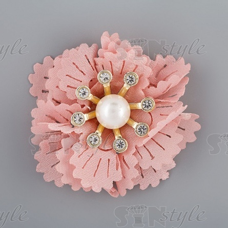 Цветочки декоративные, цвет розовый, диаметр 50 мм,  фото 1