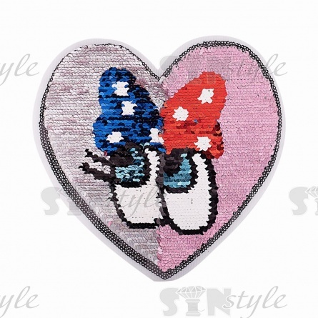 Аппликации пайетки, размер 210х205 мм фото 3