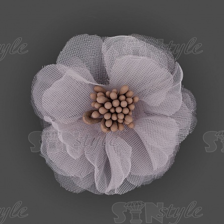 Цветочки декоративные, цвет мята, размер 50 мм,  фото 1