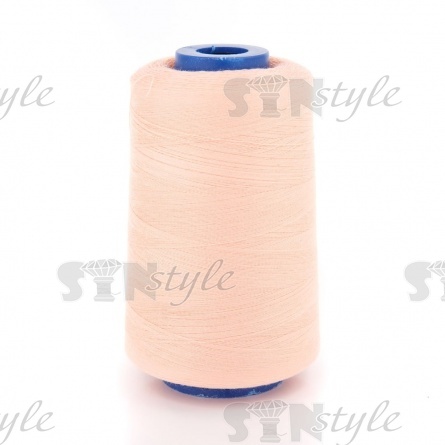 Нитки полиэстер 40/2, цвет №461 (персиковый), 5000Y фото 1