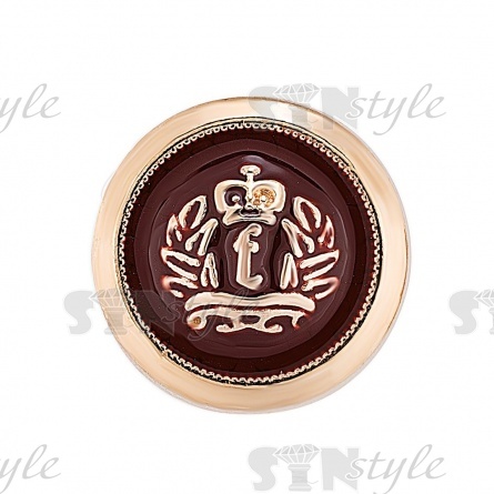 Пуговица металлическая 28L фото 2