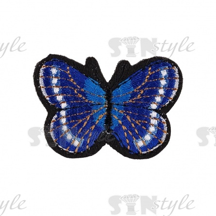 Термоаппликация "Бабочка", размер 47х30 мм фото 1