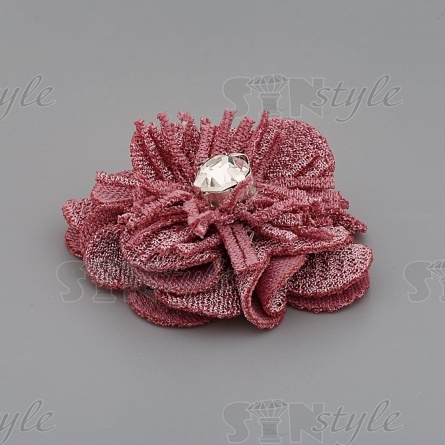 Цветочки декоративные, цвет пурпурный, размер 35 мм,  фото 2