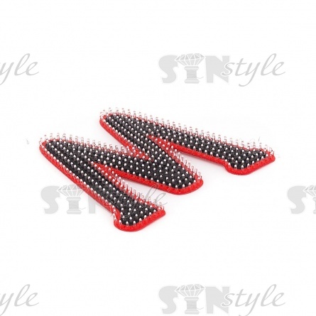 Термоаппликация ПВХ, объемная, эластичная, размер 45х40 мм фото 2