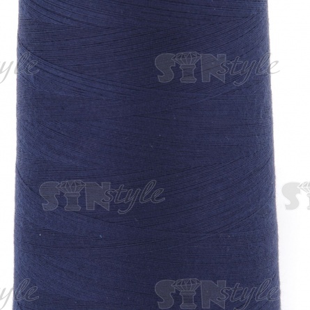 Нитки полиэстер 40/2, цвет №2069 (темно-темно-синий), 5000Y фото 2