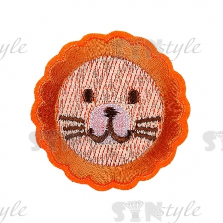 Термоаппликация "Львенок", размер 47 мм фото 1