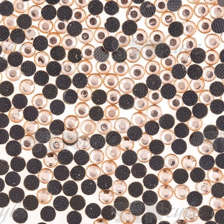 Стразы термоклеевые акриловые SS16, цвет персиковый, 20160шт. фото 2