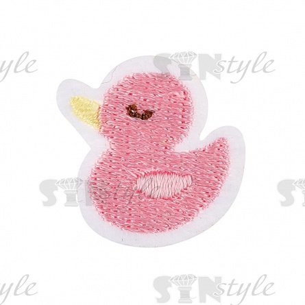 Термоаппликация "Утенок", размер 22х25 мм фото 1