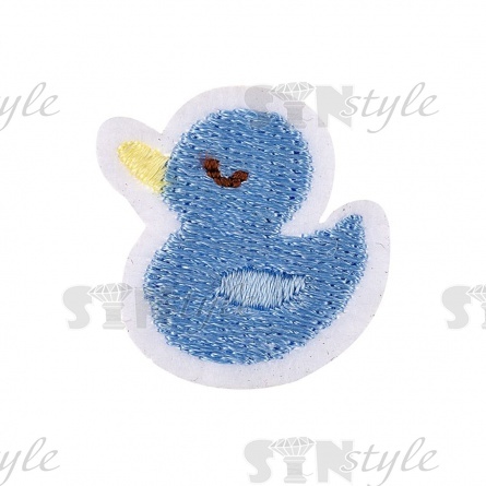 Термоаппликация "Утенок", размер 22х25 мм фото 1