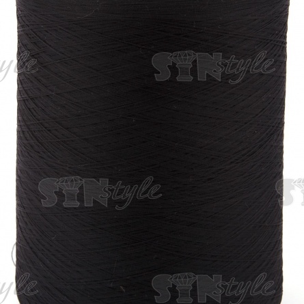 Нитки полиэстер 150D/1, цвет B (черный) фото 2