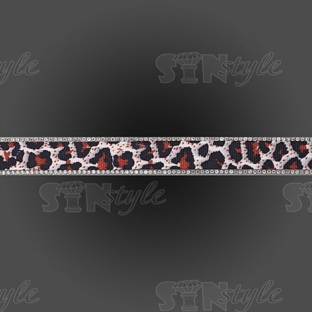 Лента декоративная со стразами на термоклеевой основе, ширина 20 мм, намотка 20 Y фото 1