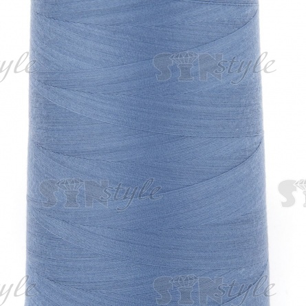 Нитки полиэстер 40/2, цвет №2028 (голубой), 5000Y фото 2