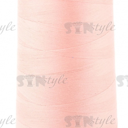 Нитки полиэстер 40/2, цвет №1250 (нежный персиковый), 5000Y фото 2