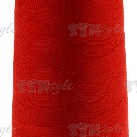 Нитки полиэстер 40/2, цвет №632 (красный), 5000Y фото 3