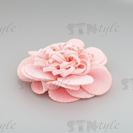 Цветочки декоративные, цвет розовый, размер 60 мм,  фото 2