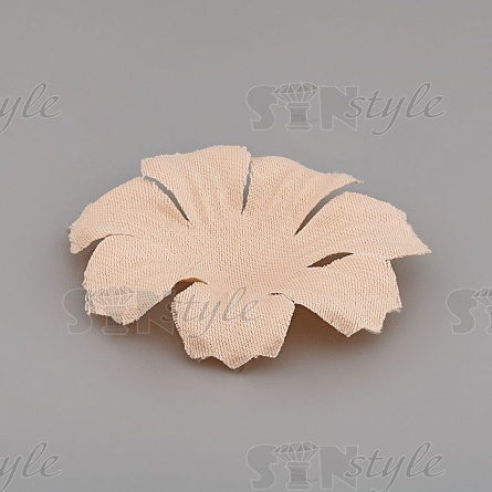 Цветочки декоративные, цвет бежевый, размер 35 мм, фото 2