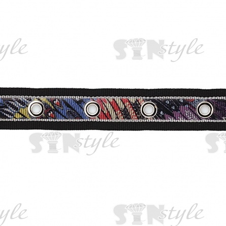 Декоративная тесьма с люверсами,  ширина 25 мм, намотка 15 ярдов фото 2