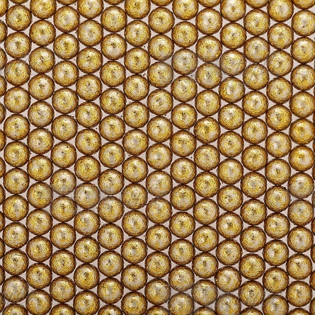 Бусины под жемчуг прибивные с золотым напылением, размер 5 мм, цвет золотой, вес 500 г  фото 1
