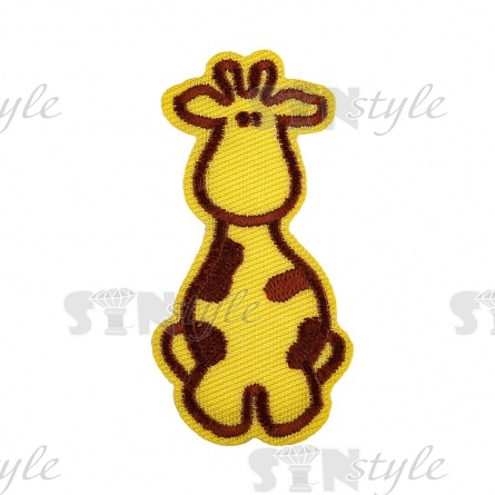 Термоаппликация "Жираф", размер 33х67 мм фото 1