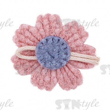 Аппликация 3D "Цветочек", размер 38 мм фото 1