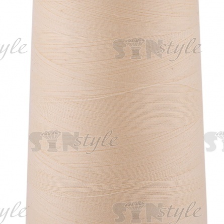 Нитки полиэстер 40/2, цвет №126 (светло-бежевый), 5000Y фото 2