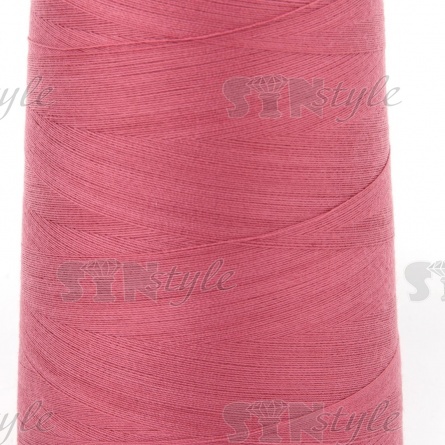 Нитки полиэстер 40/2, цвет №1066 (темный лососевый), 5000Y фото 2