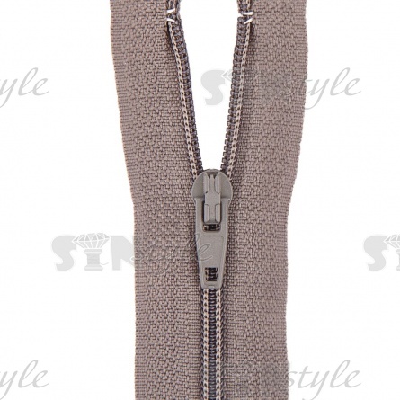 Молния спираль, тип 3, неразъемная, длина 20 см, цвет 326 (оливковый), "простой" бегунок фото 2