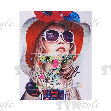 Аппликация текстильная пришивная, размер 135 мм х 170 мм фото 1