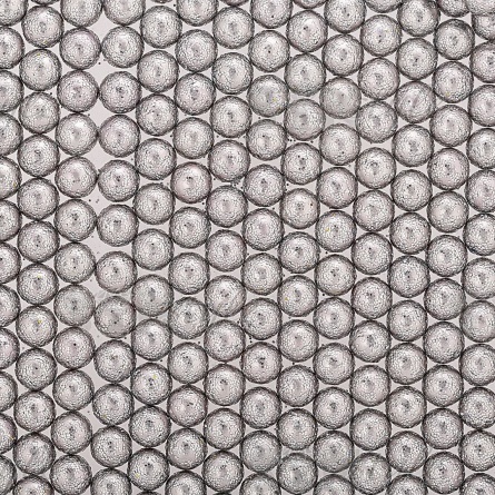 Бусины под жемчуг прибивные с серебряным напылением, размер 5 мм, цвет серый, вес 500 г  фото 1