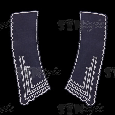 Воротник пришивной капрон, размер 205х75 мм фото 1