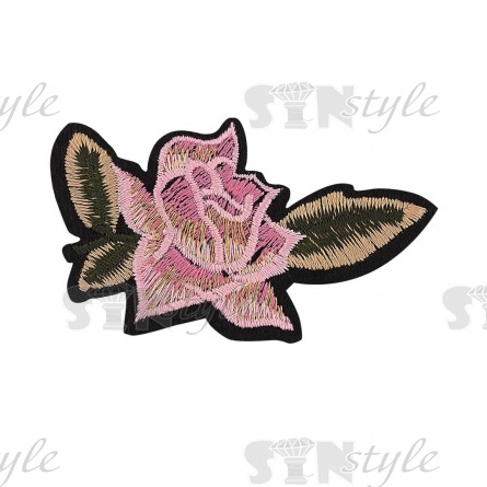 Термоаппликация "Цветок", размер 40х70 мм фото 1