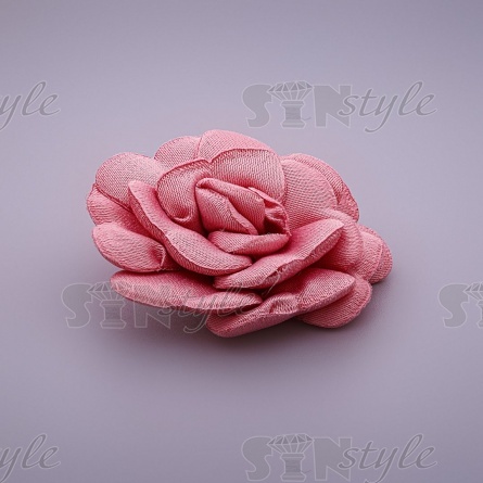 Цветочки декоративные, цвет грязно-розовый, размер 45 мм,  фото 2