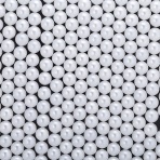 Бусины под жемчуг прибивные, размер 5 мм, цвет белый, вес 500 г фото 2