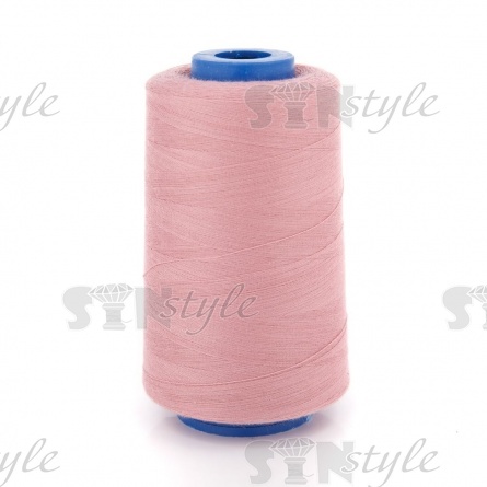 Нитки полиэстер 40/2, цвет №554 (грязно-розовый), 5000Y фото 1