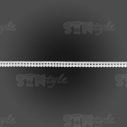 Тесьма отделочная вязаная, цвет белый, ширина 17 мм, намотка 20 ярдов фото 1