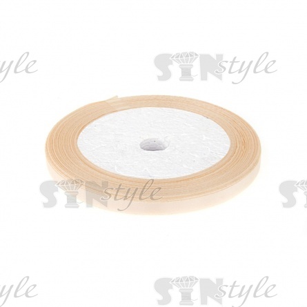 Декоративная лента атласная, ширина 6 мм, намотка 25 ярдов, цвет светлая мята (№172) фото 1