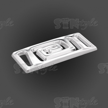 Пряжка пластиковая, внутренний размер 25 мм, цвет никель фото 2