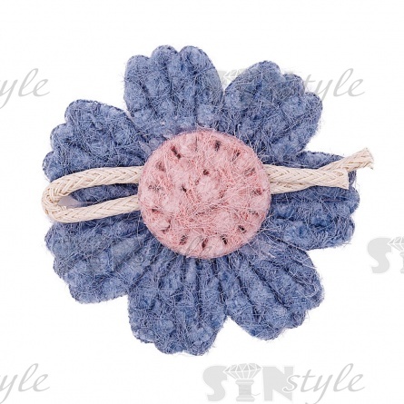 Аппликация 3D "Цветочек", размер 38 мм фото 1