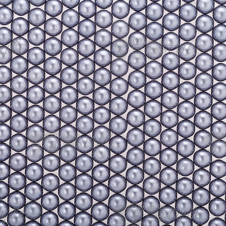 Бусины под жемчуг прибивные, размер 8 мм, цвет серый, вес 500 г фото 1