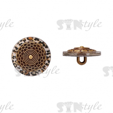 Пуговица пластиковая на ножке, размер 28L фото 1