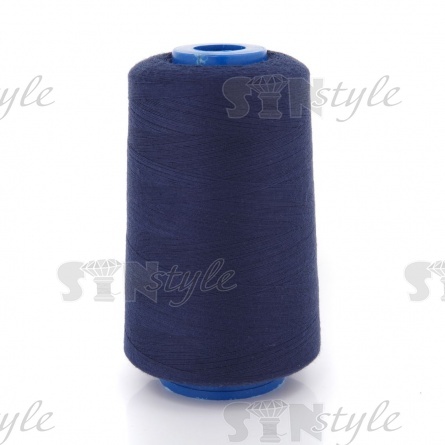Нитки полиэстер 40/2, цвет №2069 (темно-темно-синий), 5000Y фото 1