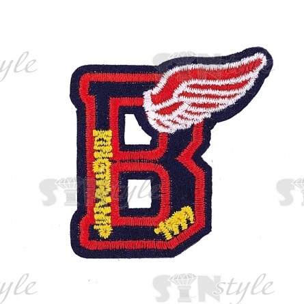 Термоаппликация текстильная, размер 45х47 мм фото 1