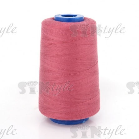 Нитки полиэстер 40/2, цвет №1066 (темный лососевый), 5000Y фото 1