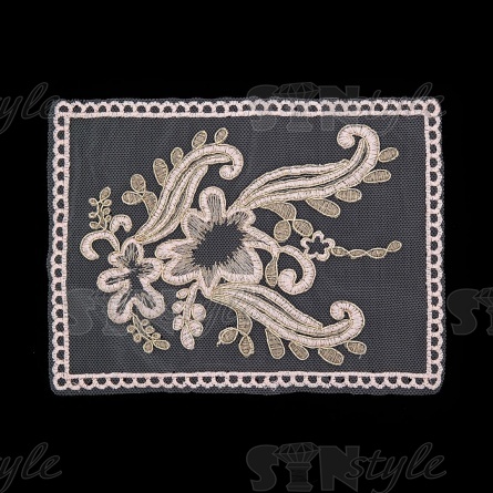 Аппликация кружевная пришивная фото 3