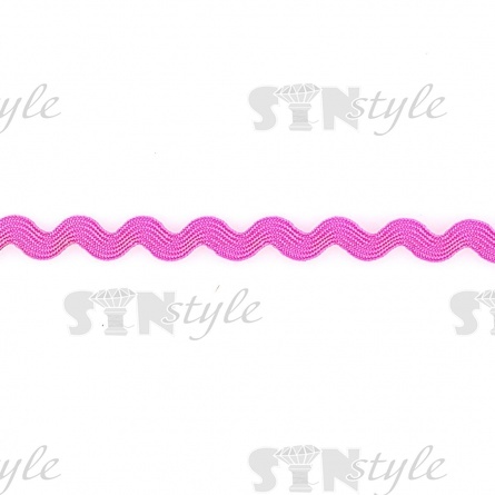 Декоративная тесьма вьюнок, ширина 8 мм, намотка 25 метров, цвет розовый (№03) фото 1