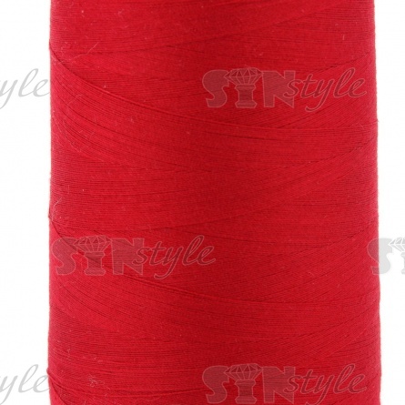 Нитки полиэстер 40/2, цвет №118 (темно-красный), 5000Y  фото 2