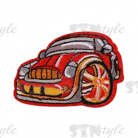 Термоаппликация "Машинка", размер 65х45 мм фото 1