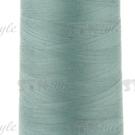 Нитки полиэстер 40/2, цвет №1491 (серо-зеленый), 5000Y фото 2